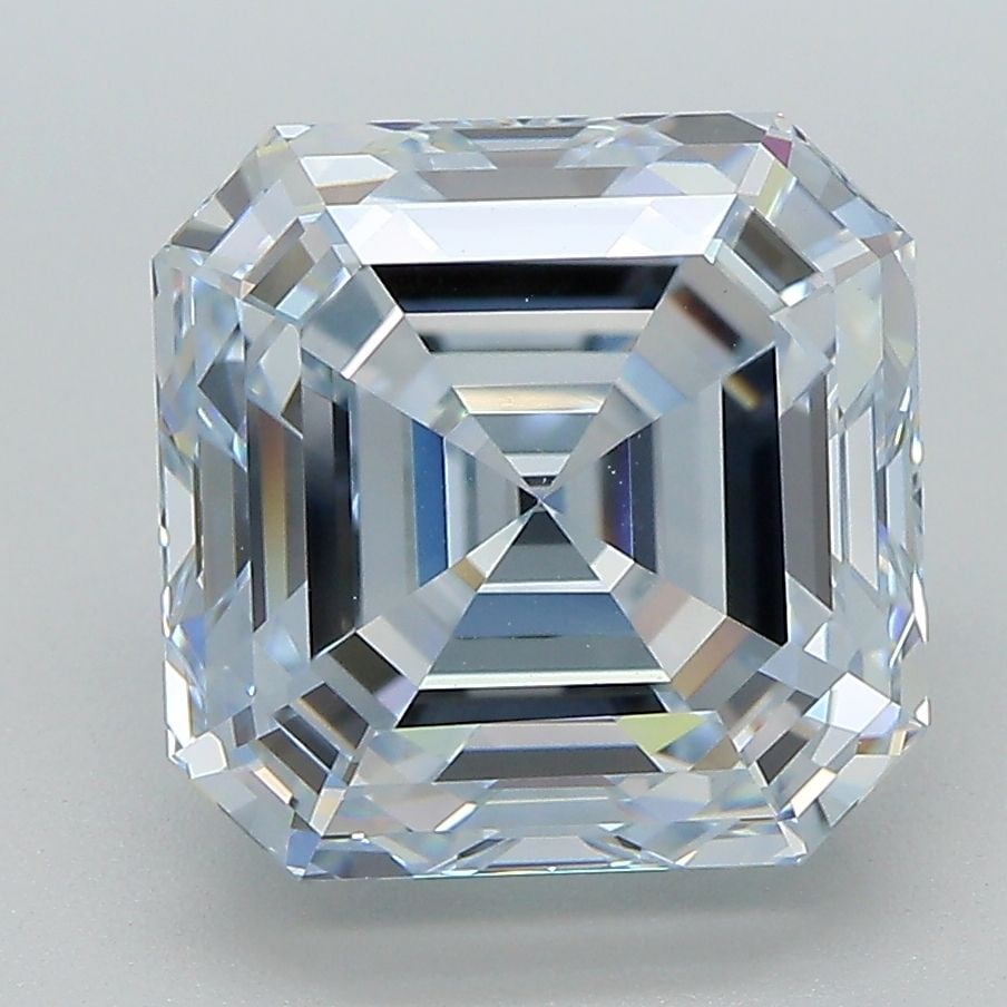 Loose Diamond - SQUARE EMERALD 6.02ct Fancy Blue VS1 (1 of 1)