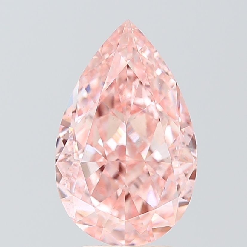 Loose Diamond - PEAR 4.28ct Fancy Vivid Pink VS2 (1 of 1)