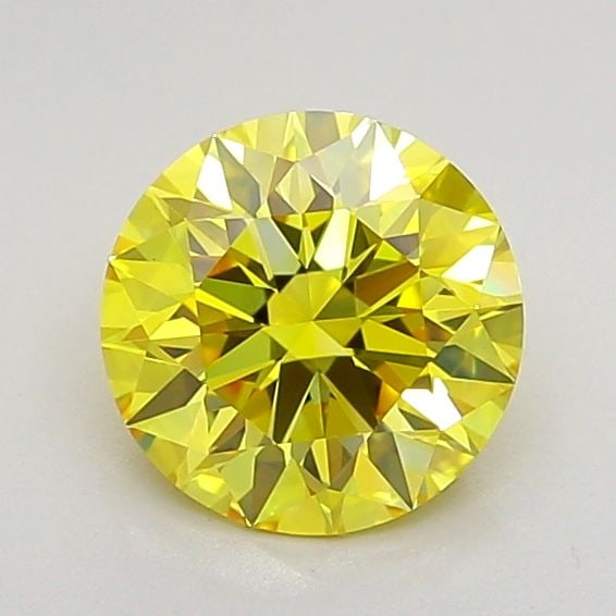 Ideal Loose Diamond - ROUND 1.09ct Fancy Vivid Yellow VS1: Ideal Loose Diamond - ROUND 1.09ct Fancy Vivid Yellow VS1 Source: This is a real non-mined Diamond that has been grown in a lab Shape: ROUND Carats: 1.09 Color: Fancy Vivid Yellow Certification: IGI V