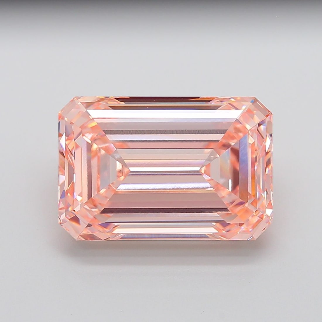 Loose Diamond - EMERALD 15.91ct Fancy Intense Pink VVS2: Loose Diamond - EMERALD 15.91ct Fancy Intense Pink VVS2 Source: This is a real non-mined Diamond that has been grown in a lab Shape: EMERALD Carats: 15.91 Color: Fancy Intense Pink Certification: