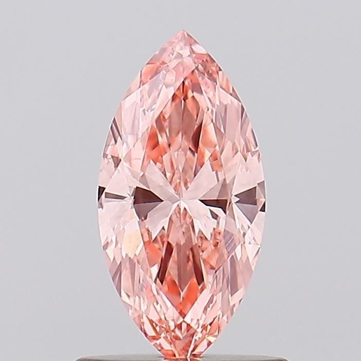 Loose Diamond - MARQUISE 0.65ct Fancy Vivid Pink VS1: Loose Diamond - MARQUISE 0.65ct Fancy Vivid Pink VS1 Source: This is a real non-mined Diamond that has been grown in a lab Shape: MARQUISE Carats: 0.65 Color: Fancy Vivid Pink Certification: IGI Video