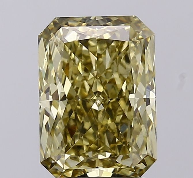 Loose Diamond - RADIANT 2.99ct Fancy Intense Gray Yellow VS1 (1 of 1)
