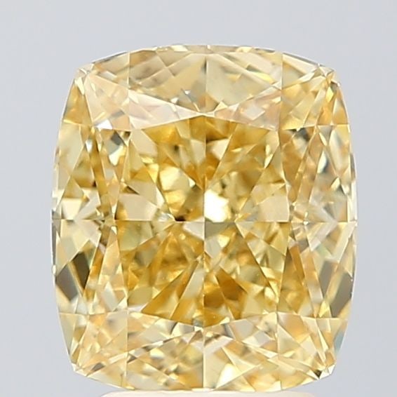Loose Diamond - CUSHION BRILLIANT 3.09ct Yellow VS1: Loose Diamond - CUSHION BRILLIANT 3.09ct Yellow VS1 Source: This is a real non-mined Diamond that has been grown in a lab Shape: CUSHION BRILLIANT Carats: 3.09 Color: Yellow Certification: NONE Video: