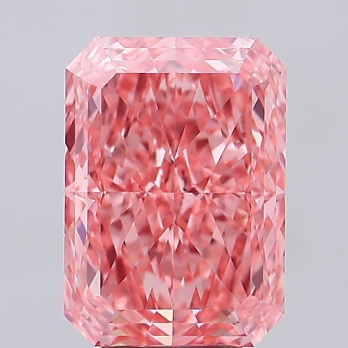 Loose Diamond - RADIANT 4.68ct Fancy Vivid Pink VVS2: Loose Diamond - RADIANT 4.68ct Fancy Vivid Pink VVS2 Source: This is a real non-mined Diamond that has been grown in a lab Shape: RADIANT Carats: 4.68 Color: Fancy Vivid Pink Certification: IGI
