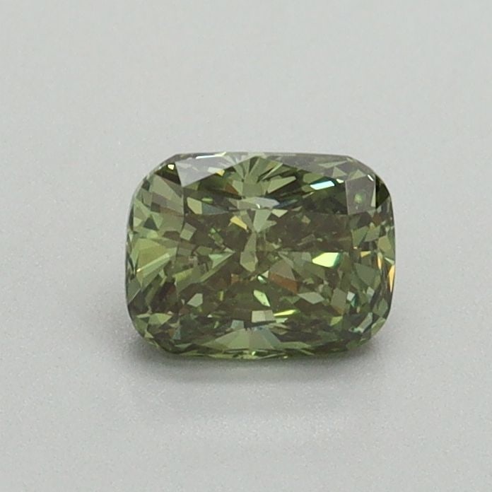 Loose Diamond - CUSHION MODIFIED 0.51ct Fancy Vivid Green VS1: Loose Diamond - CUSHION MODIFIED 0.51ct Fancy Vivid Green VS1 Source: This is a real non-mined Diamond that has been grown in a lab Shape: CUSHION MODIFIED Carats: 0.51 Color: Fancy Vivid Green