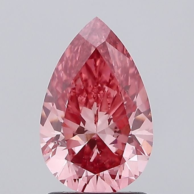 Loose Diamond - PEAR 1.59ct Fancy Vivid Pink VS2: Loose Diamond - PEAR 1.59ct Fancy Vivid Pink VS2 Source: This is a real non-mined Diamond that has been grown in a lab Shape: PEAR Carats: 1.59 Color: Fancy Vivid Pink Certification: IGI Video: