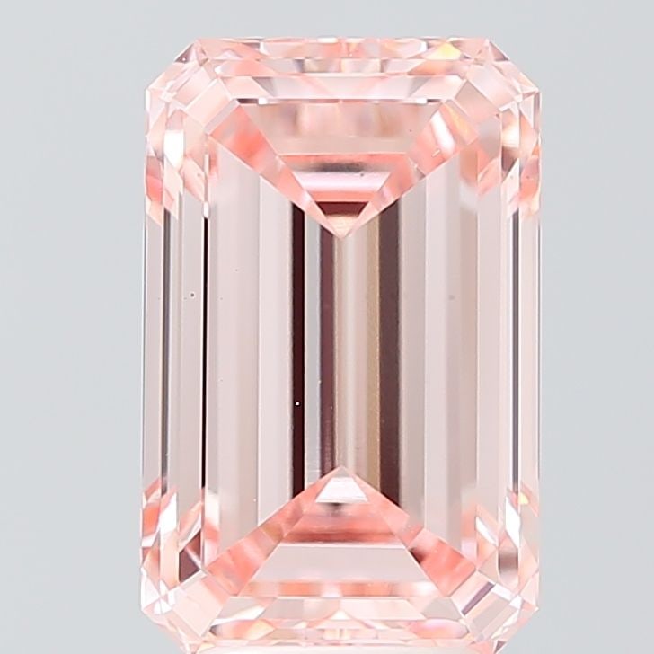 Loose Diamond - EMERALD 5.01ct Fancy Intense Pink VS1: Loose Diamond - EMERALD 5.01ct Fancy Intense Pink VS1 Source: This is a real non-mined Diamond that has been grown in a lab Shape: EMERALD Carats: 5.01 Color: Fancy Intense Pink Certification: IGI
