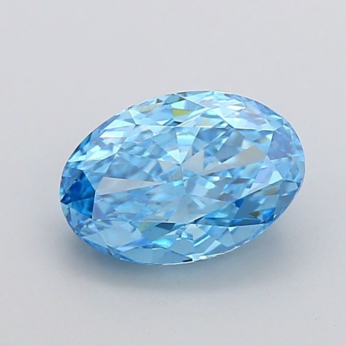 Loose Diamond - OVAL 2.02ct Fancy Vivid Blue VS1: Loose Diamond - OVAL 2.02ct Fancy Vivid Blue VS1 Source: This is a real non-mined Diamond that has been grown in a lab Shape: OVAL Carats: 2.02 Color: Fancy Vivid Blue Certification: IGI Video: