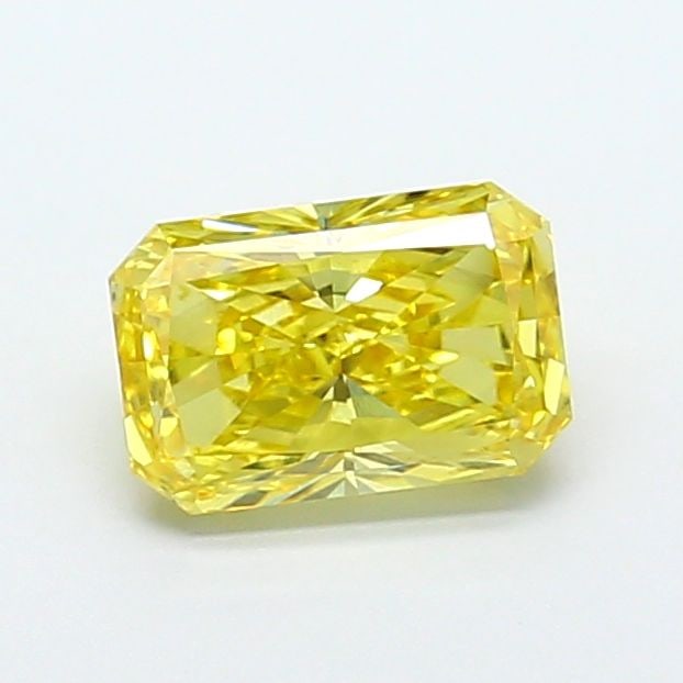 Loose Diamond - RADIANT 1.78ct Fancy Vivid Yellow VS1: Loose Diamond - RADIANT 1.78ct Fancy Vivid Yellow VS1 Source: This is a real non-mined Diamond that has been grown in a lab Shape: RADIANT Carats: 1.78 Color: Fancy Vivid Yellow Certification: IGI Vid