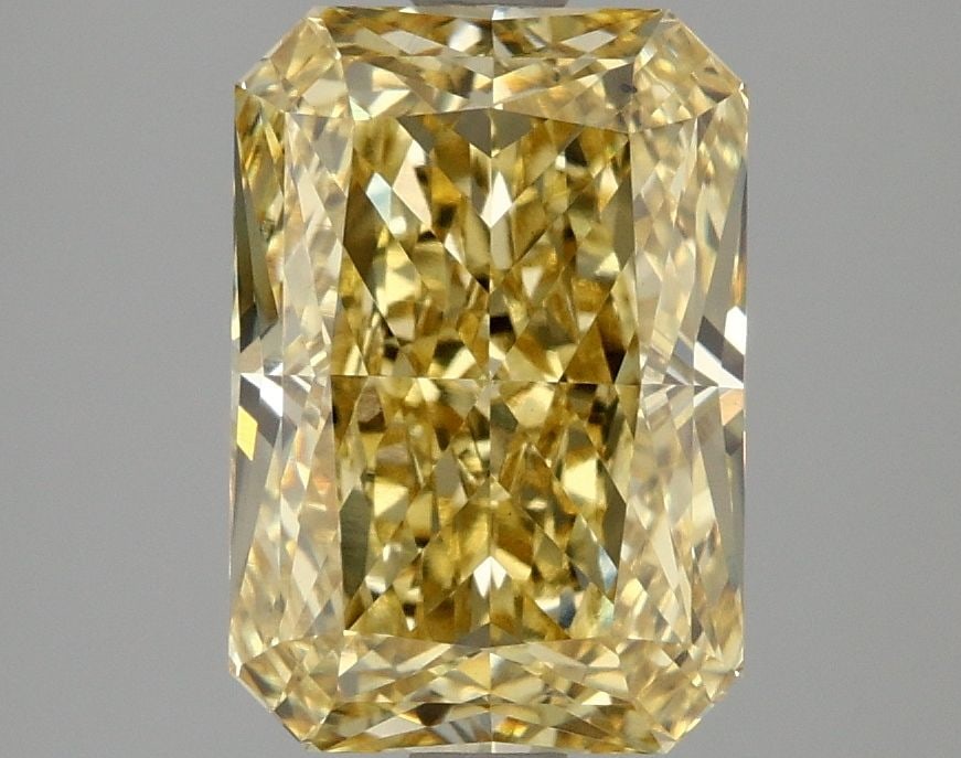 Loose Diamond - RADIANT 3.1ct Fancy Vivid Yellow VS2 (1 of 1)