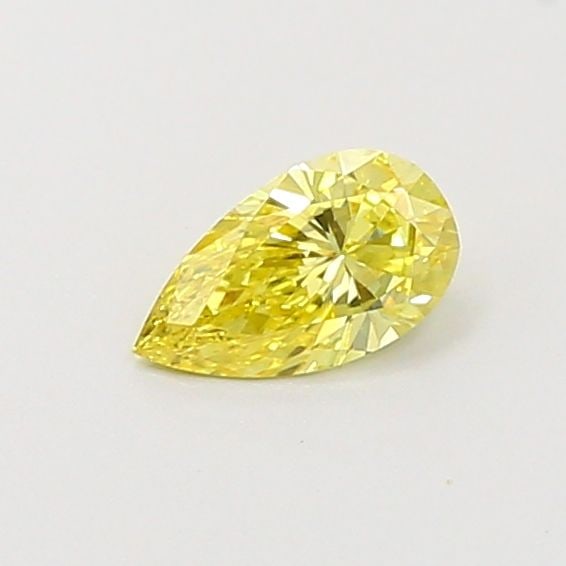 Loose Diamond - PEAR 0.27ct Fancy Vivid Yellow VS1: Loose Diamond - PEAR 0.27ct Fancy Vivid Yellow VS1 Source: This is a real non-mined Diamond that has been grown in a lab Shape: PEAR Carats: 0.27 Color: Fancy Vivid Yellow Certification: IGI Video: