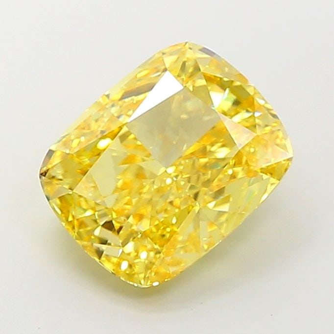 Loose Diamond - CUSHION MODIFIED 7.23ct Fancy Vivid Yellow VS1 (1 of 1)
