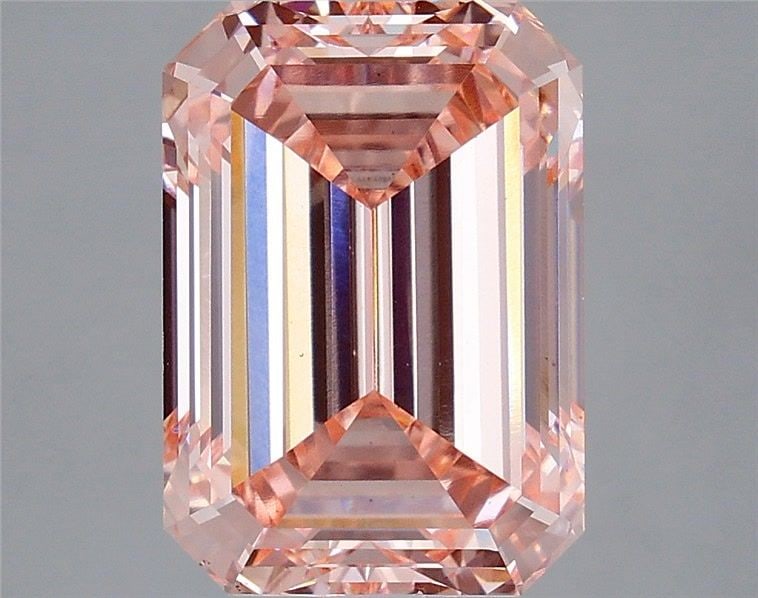 Loose Diamond - EMERALD 7.04ct Fancy Intense Pink VS1 (1 of 1)