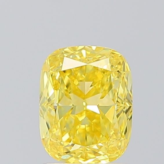 Loose Diamond - CUSHION BRILLIANT 1.5ct Fancy Vivid Yellow VVS2: Loose Diamond - CUSHION BRILLIANT 1.5ct Fancy Vivid Yellow VVS2 Source: This is a real non-mined Diamond that has been grown in a lab Shape: CUSHION BRILLIANT Carats: 1.5 Color: Fancy Vivid Yellow Cer