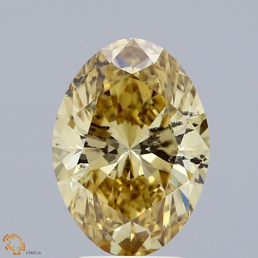 Loose Diamond - OVAL 3.06ct Fancy Intense Yellow SI2: Loose Diamond - OVAL 3.06ct Fancy Intense Yellow SI2 Source: This is a real non-mined Diamond that has been grown in a lab Shape: OVAL Carats: 3.06 Color: Fancy Intense Yellow Certification: IGI Video