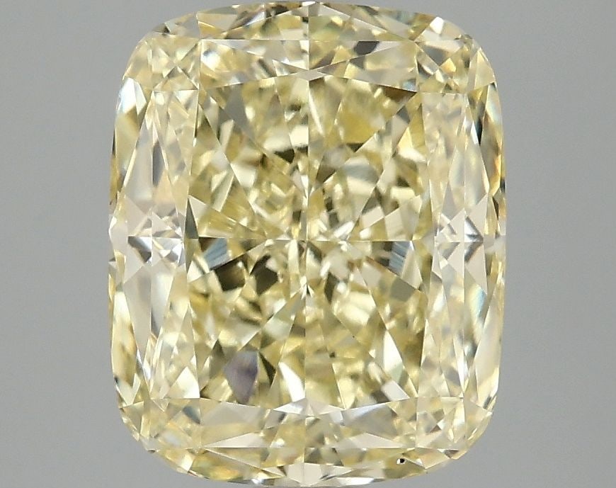Loose Diamond - CUSHION MODIFIED 3.09ct Fancy Vivid Yellow VS1: Loose Diamond - CUSHION MODIFIED 3.09ct Fancy Vivid Yellow VS1 Source: This is a real non-mined Diamond that has been grown in a lab Shape: CUSHION MODIFIED Carats: 3.09 Color: Fancy Vivid Yellow Cert
