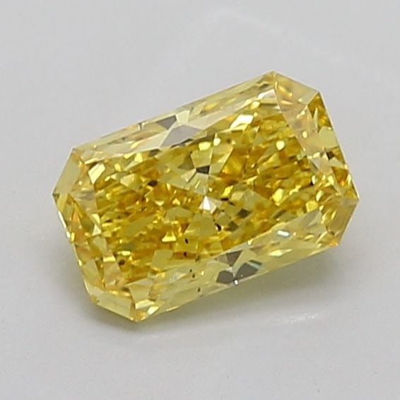 Loose Diamond - RADIANT 1.41ct Fancy Vivid Yellow VS2: Loose Diamond - RADIANT 1.41ct Fancy Vivid Yellow VS2 Source: This is a real non-mined Diamond that has been grown in a lab Shape: RADIANT Carats: 1.41 Color: Fancy Vivid Yellow Certification: IGI Vid