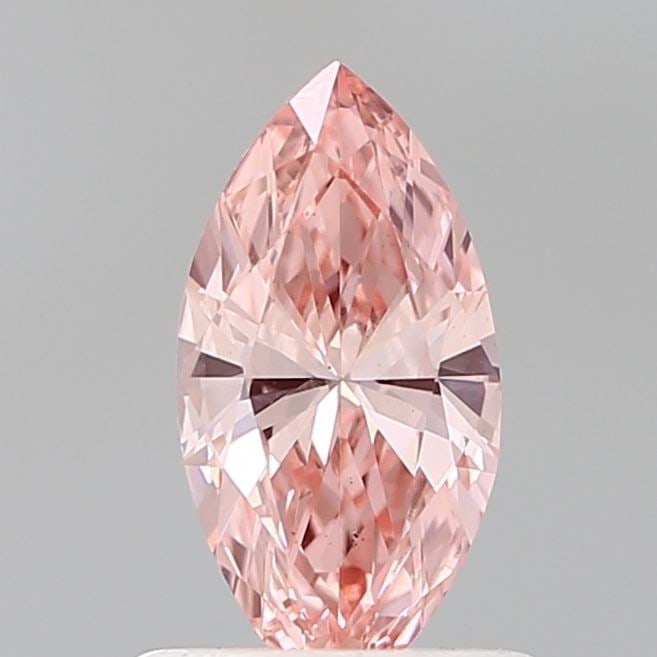 Loose Diamond - MARQUISE 0.62ct Fancy Vivid Pink VS2: Loose Diamond - MARQUISE 0.62ct Fancy Vivid Pink VS2 Source: This is a real non-mined Diamond that has been grown in a lab Shape: MARQUISE Carats: 0.62 Color: Fancy Vivid Pink Certification: IGI The D
