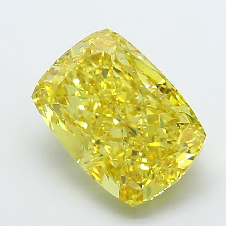 Loose Diamond - CUSHION MODIFIED 6.09ct Fancy Vivid Yellow VS1: Loose Diamond - CUSHION MODIFIED 6.09ct Fancy Vivid Yellow VS1 Source: This is a real non-mined Diamond that has been grown in a lab Shape: CUSHION MODIFIED Carats: 6.09 Color: Fancy Vivid Yellow Cert