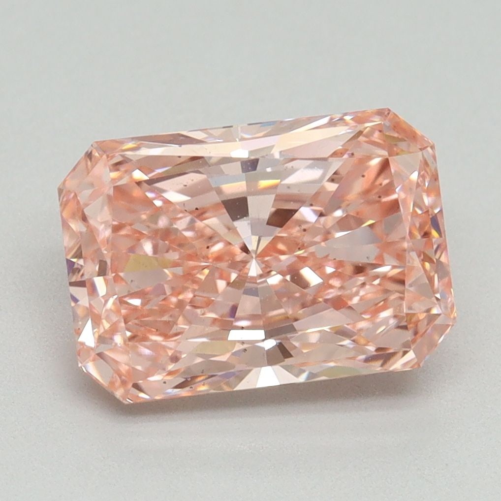 Loose Diamond - RADIANT 3.02ct Fancy Vivid Pink VS2: Loose Diamond - RADIANT 3.02ct Fancy Vivid Pink VS2 Source: This is a real non-mined Diamond that has been grown in a lab Shape: RADIANT Carats: 3.02 Color: Fancy Vivid Pink Certification: IGI Video: