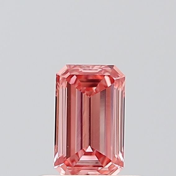 Loose Diamond - EMERALD 0.38ct Fancy Vivid Pink VS1: Loose Diamond - EMERALD 0.38ct Fancy Vivid Pink VS1 Source: This is a real non-mined Diamond that has been grown in a lab Shape: EMERALD Carats: 0.38 Color: Fancy Vivid Pink Certification: IGI Video: