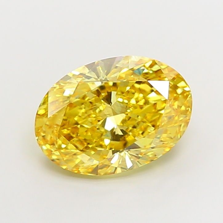 Loose Diamond - OVAL 5.54ct Fancy Vivid Yellow VS1: Loose Diamond - OVAL 5.54ct Fancy Vivid Yellow VS1 Source: This is a real non-mined Diamond that has been grown in a lab Shape: OVAL Carats: 5.54 Color: Fancy Vivid Yellow Certification: IGI Video: