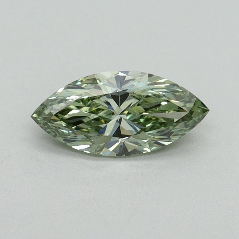 Loose Diamond - MARQUISE 0.5ct Fancy Vivid Green VVS2: Loose Diamond - MARQUISE 0.5ct Fancy Vivid Green VVS2 Source: This is a real non-mined Diamond that has been grown in a lab Shape: MARQUISE Carats: 0.5 Color: Fancy Vivid Green Certification: IGI Vide