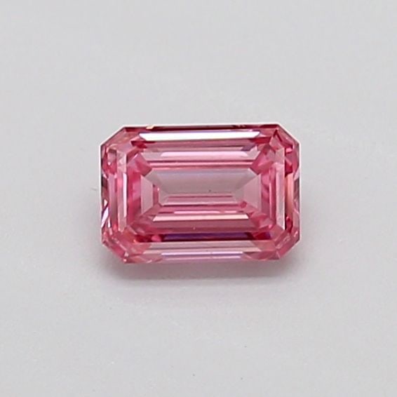 Loose Diamond - EMERALD 0.29ct Fancy Vivid Pink VS1: Loose Diamond - EMERALD 0.29ct Fancy Vivid Pink VS1 Source: This is a real non-mined Diamond that has been grown in a lab Shape: EMERALD Carats: 0.29 Color: Fancy Vivid Pink Certification: IGI Video: