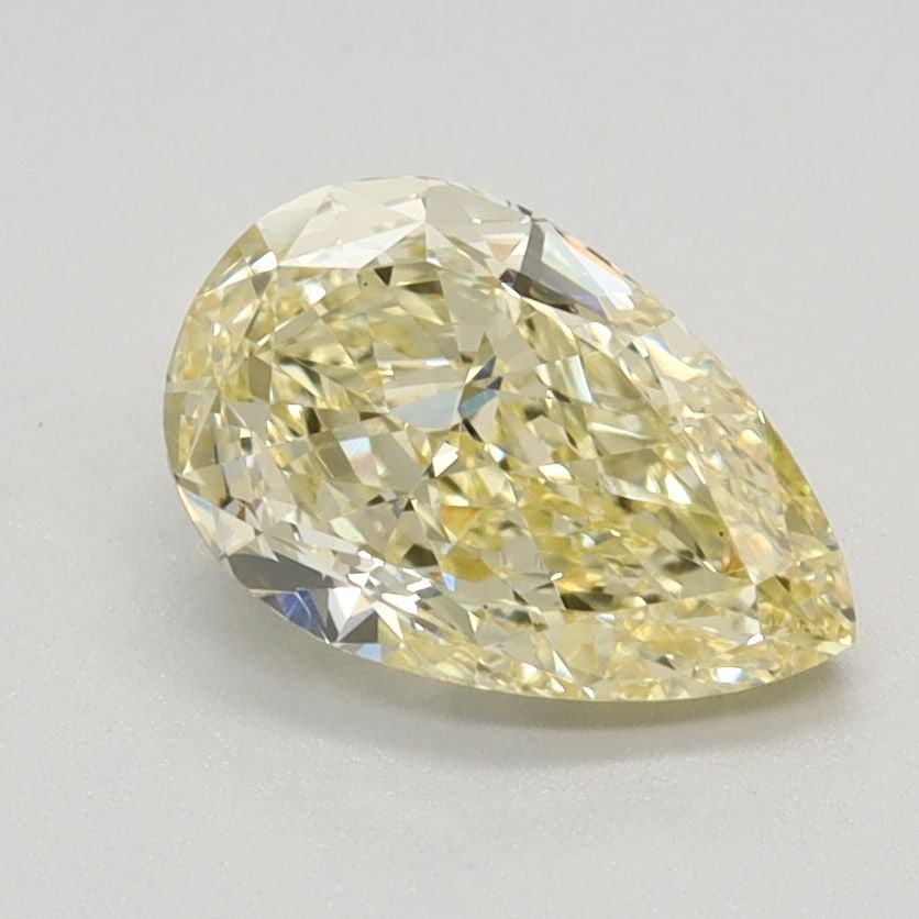 Loose Diamond - PEAR 1.22ct Fancy Intense Yellow VS1: Loose Diamond - PEAR 1.22ct Fancy Intense Yellow VS1 Source: This is a real non-mined Diamond that has been grown in a lab Shape: PEAR Carats: 1.22 Color: Fancy Intense Yellow Certification: IGI Video