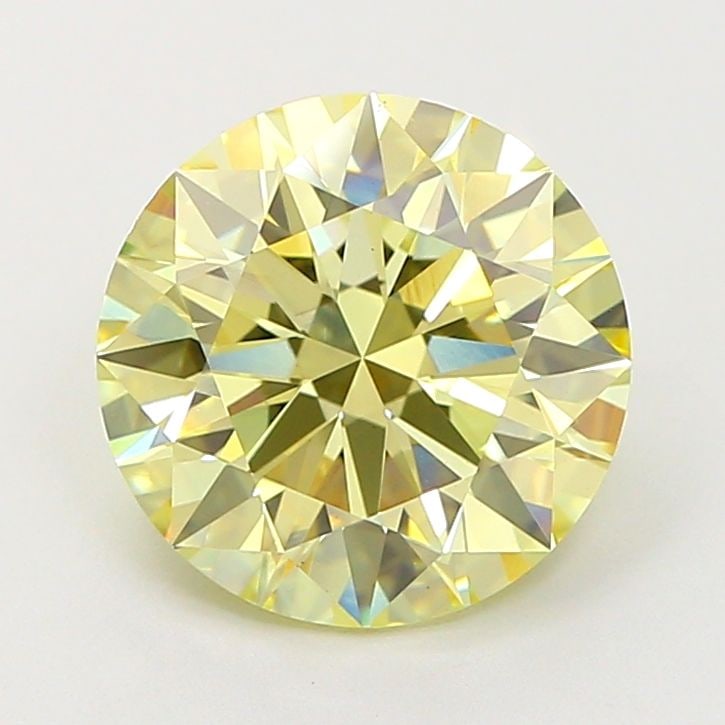 Ideal Loose Diamond - ROUND 3.01ct Fancy Yellow VS1: Ideal Loose Diamond - ROUND 3.01ct Fancy Yellow VS1 Source: This is a real non-mined Diamond that has been grown in a lab Shape: ROUND Carats: 3.01 Color: Fancy Yellow Certification: IGI Video:
