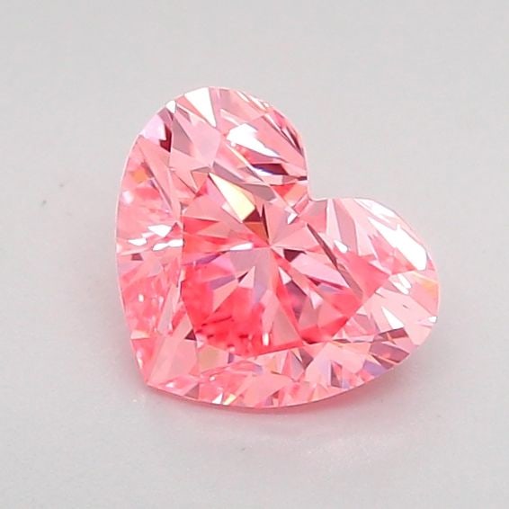Loose Diamond - HEART 0.81ct Fancy Vivid Pink VVS2: Loose Diamond - HEART 0.81ct Fancy Vivid Pink VVS2 Source: This is a real non-mined Diamond that has been grown in a lab Shape: HEART Carats: 0.81 Color: Fancy Vivid Pink Certification: IGI Video: