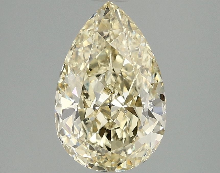 Loose Diamond - PEAR 2.1ct Fancy Intense Yellow VS1: Loose Diamond - PEAR 2.1ct Fancy Intense Yellow VS1 Source: This is a real non-mined Diamond that has been grown in a lab Shape: PEAR Carats: 2.1 Color: Fancy Intense Yellow Certification: IGI Video:
