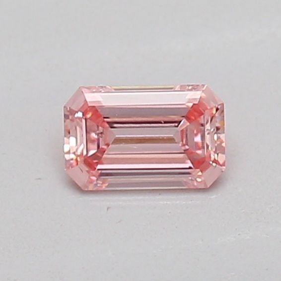 Loose Diamond - EMERALD 0.15ct Fancy Intense Pink SI2: Loose Diamond - EMERALD 0.15ct Fancy Intense Pink SI2 Source: This is a real non-mined Diamond that has been grown in a lab Shape: EMERALD Carats: 0.15 Color: Fancy Intense Pink Certification: IGI The