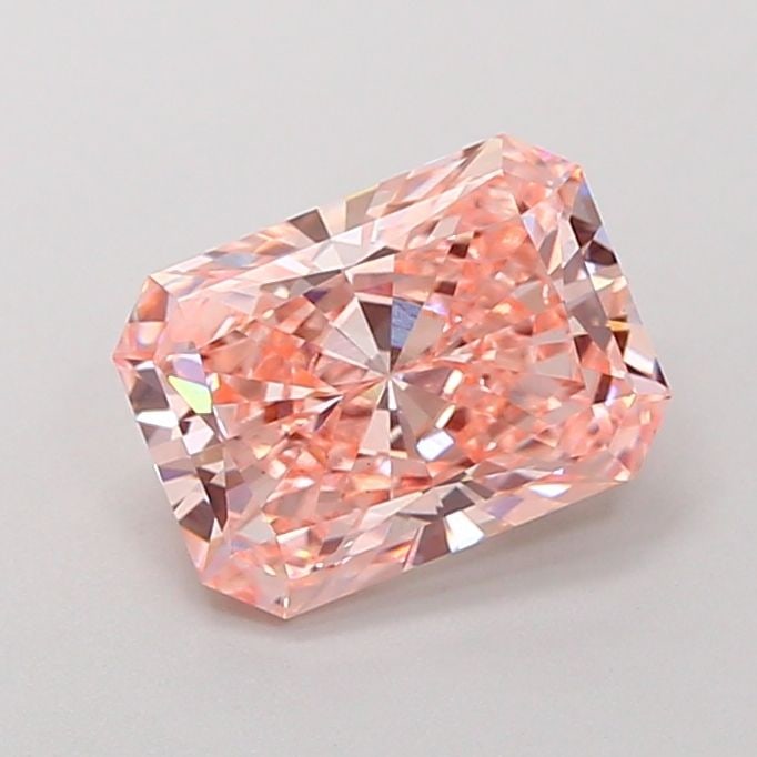 Loose Diamond - RADIANT 2.55ct Fancy Vivid Pink VS1: Loose Diamond - RADIANT 2.55ct Fancy Vivid Pink VS1 Source: This is a real non-mined Diamond that has been grown in a lab Shape: RADIANT Carats: 2.55 Color: Fancy Vivid Pink Certification: IGI Video: