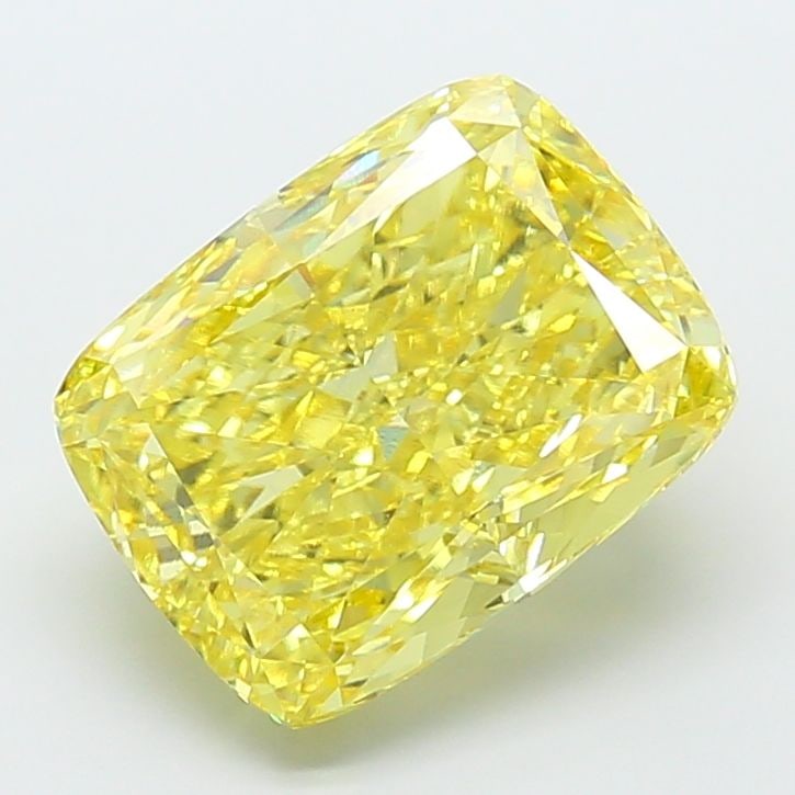 Loose Diamond - CUSHION MODIFIED 11.09ct Fancy Vivid Yellow VS1: Loose Diamond - CUSHION MODIFIED 11.09ct Fancy Vivid Yellow VS1 Source: This is a real non-mined Diamond that has been grown in a lab Shape: CUSHION MODIFIED Carats: 11.09 Color: Fancy Vivid Yellow Ce