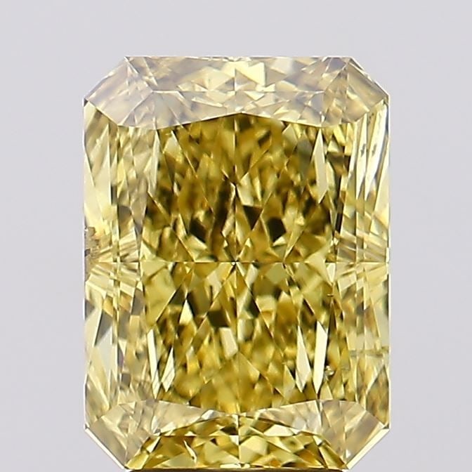 Loose Diamond - RADIANT 4.61ct Fancy Vivid Yellow SI2: Loose Diamond - RADIANT 4.61ct Fancy Vivid Yellow SI2 Source: This is a real non-mined Diamond that has been grown in a lab Shape: RADIANT Carats: 4.61 Color: Fancy Vivid Yellow Certification: IGI Vid