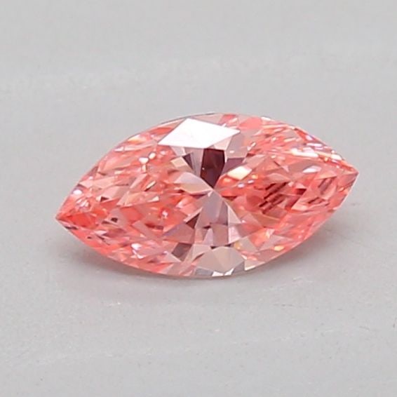 Loose Diamond - MARQUISE 0.2ct Fancy Vivid Pink VS2: Loose Diamond - MARQUISE 0.2ct Fancy Vivid Pink VS2 Source: This is a real non-mined Diamond that has been grown in a lab Shape: MARQUISE Carats: 0.2 Color: Fancy Vivid Pink Certification: IGI Video:
