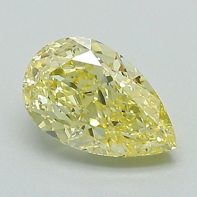 Loose Diamond - PEAR 1.01ct Fancy Intense Yellow VS1: Loose Diamond - PEAR 1.01ct Fancy Intense Yellow VS1 Source: This is a real non-mined Diamond that has been grown in a lab Shape: PEAR Carats: 1.01 Color: Fancy Intense Yellow Certification: IGI Video