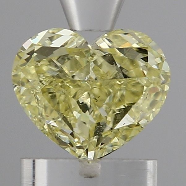 Loose Diamond - HEART 1.0ct Fancy Intense Yellow VS2: Loose Diamond - HEART 1.0ct Fancy Intense Yellow VS2 Source: This is a real non-mined Diamond that has been grown in a lab Shape: HEART Carats: 1.0 Color: Fancy Intense Yellow Certification: IGI Video