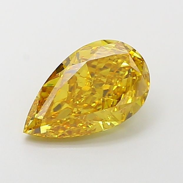 Loose Diamond - PEAR 2.08ct Fancy Vivid Yellow VS2: Loose Diamond - PEAR 2.08ct Fancy Vivid Yellow VS2 Source: This is a real non-mined Diamond that has been grown in a lab Shape: PEAR Carats: 2.08 Color: Fancy Vivid Yellow Certification: IGI Video: