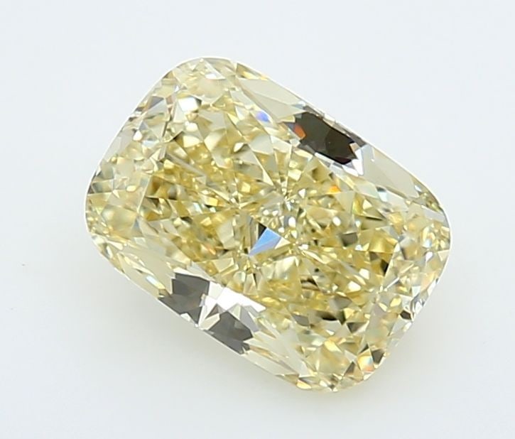 Loose Diamond - CUSHION MODIFIED 1.7ct Fancy Yellow VVS2: Loose Diamond - CUSHION MODIFIED 1.7ct Fancy Yellow VVS2 Source: This is a real non-mined Diamond that has been grown in a lab Shape: CUSHION MODIFIED Carats: 1.7 Color: Fancy Yellow Certification: IG