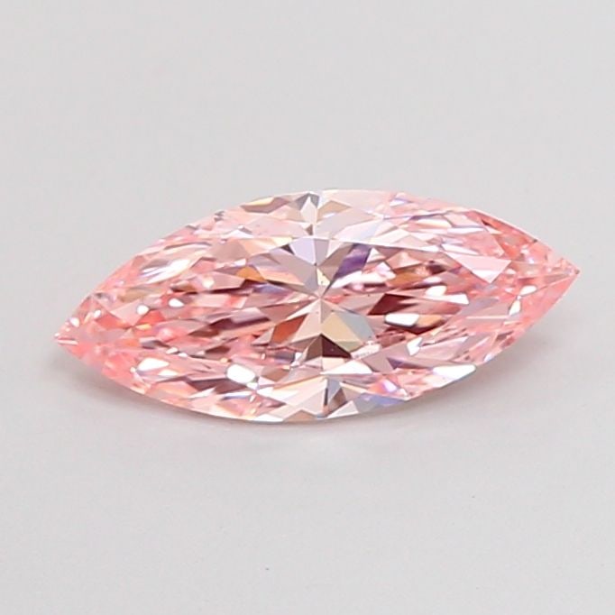 Loose Diamond - MARQUISE 1.01ct Fancy Vivid Pink VS1: Loose Diamond - MARQUISE 1.01ct Fancy Vivid Pink VS1 Source: This is a real non-mined Diamond that has been grown in a lab Shape: MARQUISE Carats: 1.01 Color: Fancy Vivid Pink Certification: IGI Video