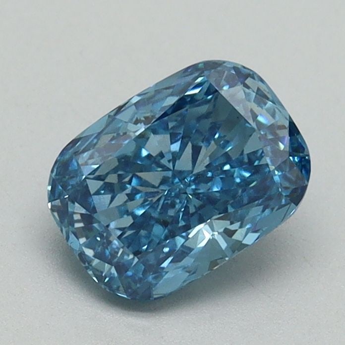 Loose Diamond - CUSHION BRILLIANT 1.03ct Fancy Vivid Blue VS1: Loose Diamond - CUSHION BRILLIANT 1.03ct Fancy Vivid Blue VS1 Source: This is a real non-mined Diamond that has been grown in a lab Shape: CUSHION BRILLIANT Carats: 1.03 Color: Fancy Vivid Blue Certif