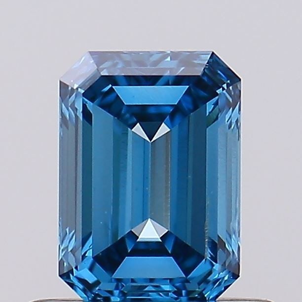 Loose Diamond - EMERALD 0.51ct Fancy Vivid Blue VS2: Loose Diamond - EMERALD 0.51ct Fancy Vivid Blue VS2 Source: This is a real non-mined Diamond that has been grown in a lab Shape: EMERALD Carats: 0.51 Color: Fancy Vivid Blue Certification: NONE Video: