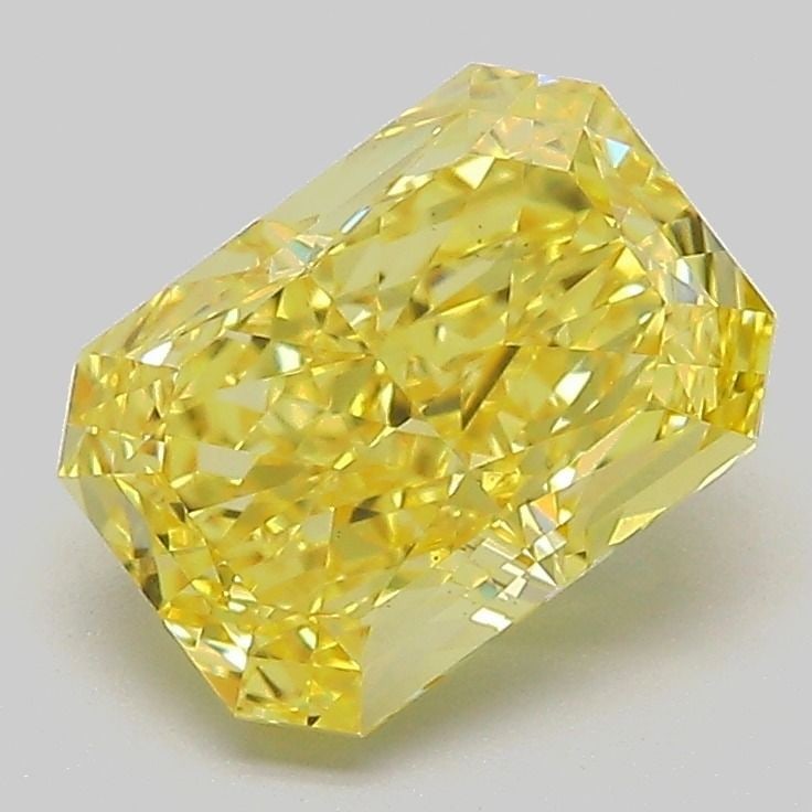 Loose Diamond - RADIANT 2.07ct Fancy Vivid Yellow VS1: Loose Diamond - RADIANT 2.07ct Fancy Vivid Yellow VS1 Source: This is a real non-mined Diamond that has been grown in a lab Shape: RADIANT Carats: 2.07 Color: Fancy Vivid Yellow Certification: IGI Vid