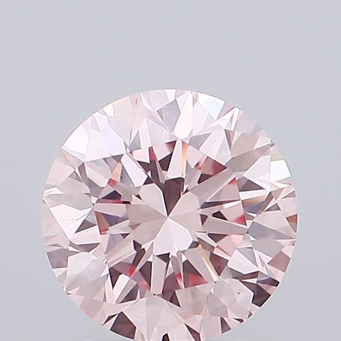 Loose Diamond - ROUND 2.06ct Fancy Intense Pink VS1: Loose Diamond - ROUND 2.06ct Fancy Intense Pink VS1 Source: This is a real non-mined Diamond that has been grown in a lab Shape: ROUND Carats: 2.06 Color: Fancy Intense Pink Certification: IGI Video: