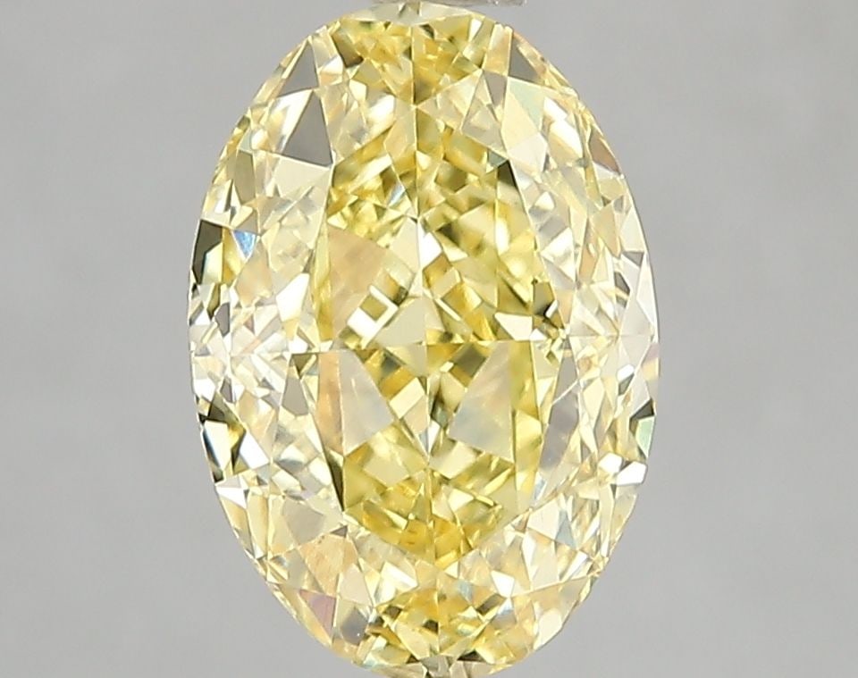 Loose Diamond - OVAL 3.05ct Fancy Vivid Yellow VS2: Loose Diamond - OVAL 3.05ct Fancy Vivid Yellow VS2 Source: This is a real non-mined Diamond that has been grown in a lab Shape: OVAL Carats: 3.05 Color: Fancy Vivid Yellow Certification: IGI Video: