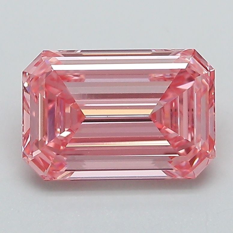 Loose Diamond - EMERALD 2.04ct Fancy Intense Pink VVS2: Loose Diamond - EMERALD 2.04ct Fancy Intense Pink VVS2 Source: This is a real non-mined Diamond that has been grown in a lab Shape: EMERALD Carats: 2.04 Color: Fancy Intense Pink Certification: IGI Vi