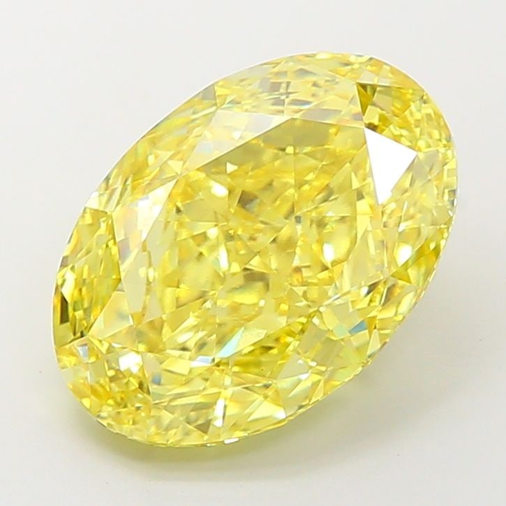 Loose Diamond - OVAL 8.03ct Fancy Vivid Yellow VS1: Loose Diamond - OVAL 8.03ct Fancy Vivid Yellow VS1 Source: This is a real non-mined Diamond that has been grown in a lab Shape: OVAL Carats: 8.03 Color: Fancy Vivid Yellow Certification: IGI Video: