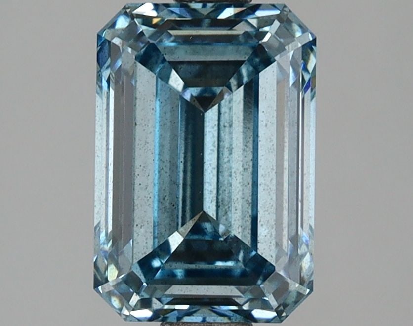 Loose Diamond - EMERALD 2.28ct Fancy Vivid Blue SI1: Loose Diamond - EMERALD 2.28ct Fancy Vivid Blue SI1 Source: This is a real non-mined Diamond that has been grown in a lab Shape: EMERALD Carats: 2.28 Color: Fancy Vivid Blue Certification: NONE Video: